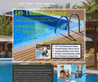 Poolcleaningandmaintenanceservicesanj.com(Pool service near me) Screenshot