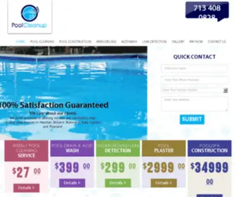 Poolcleanup.com(Premium domain) Screenshot