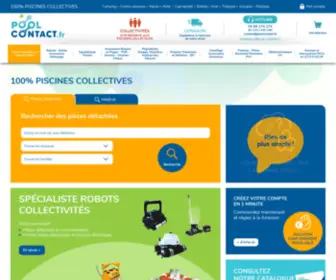 Poolcontact.fr(Pool Contact) Screenshot
