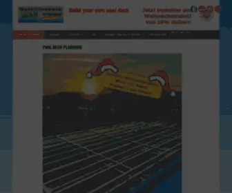 Pooldecks.eu(Begehbare Poolabdeckungen zum Sonderpreis) Screenshot