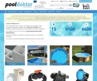 Pooldoktor.net(Alles rund um den selbstbau von schwimmbecken) Screenshot