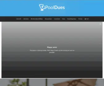 Pooldues.com(Billing, Check-In, Reservations and Content management made just for Swim and Tennis clubs, or HOA's with pools) Screenshot