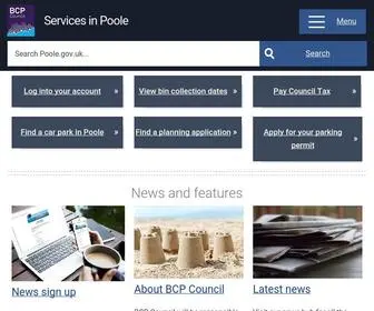 Poole.gov.uk(Services in Poole) Screenshot