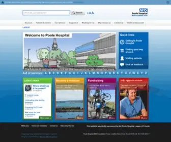 Poole.nhs.uk(Poole Hospital NHS Foundation Trust) Screenshot