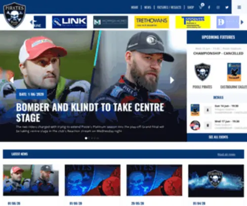 Poolepirates.co(Poole Pirates) Screenshot