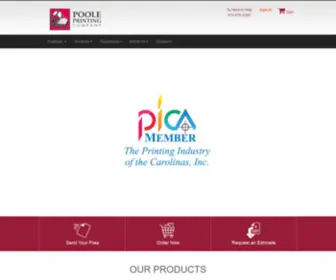Pooleprinting.com(Poole Printing Company) Screenshot