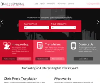 Pooletranslation.com.au(Translating and Interpreting Japanese for over 25 years) Screenshot