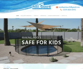 Poolguardofcentralcalifornia.com(Pool Fence Visalia) Screenshot