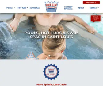 Poolkingrec.com(Pool King Recreation) Screenshot