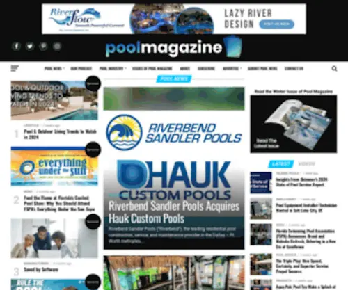 Poolmagazine.com(Pool Magazine) Screenshot