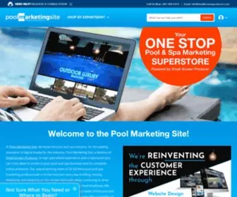 Poolmarketingsite.com(The pool marketing site) Screenshot
