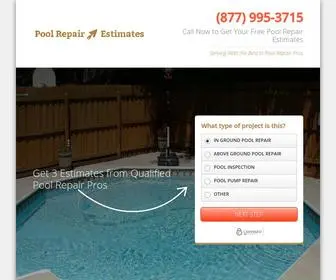 Poolrepairestimates.com(Pool Repair) Screenshot