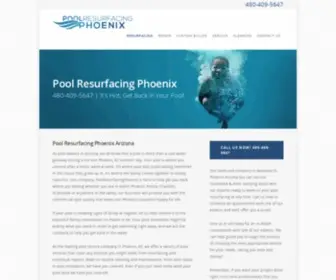 Poolresurfacingphoenix.com(Pool Resurfacing Phoenix) Screenshot
