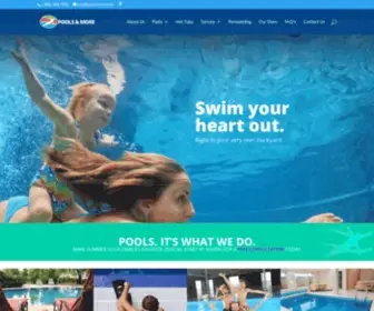 Pools-More.com(Pools & More) Screenshot