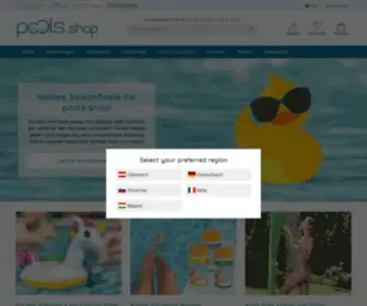 Pools.shop(Pools und Schwimmbecken von Intex und Steinbach) Screenshot