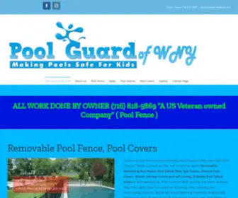 Poolsafetyfenceofwny.com(Pool Fence West New York) Screenshot