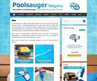 Poolsauger-Test.de(Lll➤ Großer Ratgeber rund um Poolpflege) Screenshot