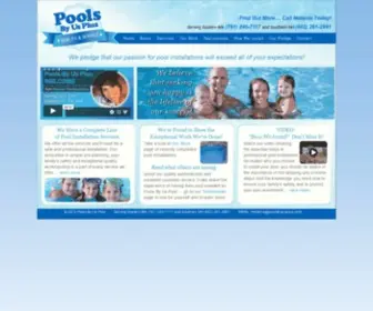 Poolsbyusplus.com(Pools By Us Plus) Screenshot