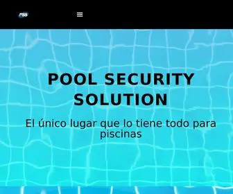 Poolsecuritysolution.com(Equipos para piscina) Screenshot