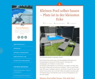 Poolselbstbau.de(Poolselbstbau) Screenshot