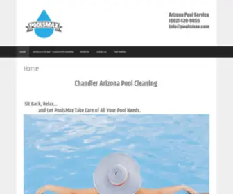 Poolsmax.com(Gilbert Arizona Pool Cleaning) Screenshot