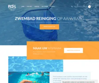 Poolsolutions.be(ZWEMBAD REINIGINGEN OP AANVRAAG) Screenshot