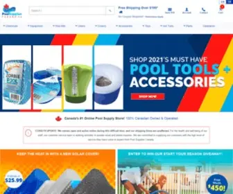 Poolsuppliescanada.ca(Pool Supplies Canada) Screenshot