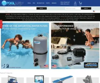 Poolsupplyunlimited.com(Pool Supply Unlimited) Screenshot