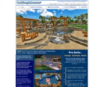 Pooltemplates.com(Pool Design Software) Screenshot