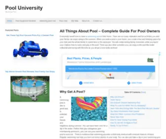 Pooluniversity.org(Pooluniversity) Screenshot
