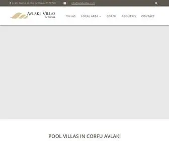 Poolvillasincorfu.com(Pool Villas in Corfu) Screenshot