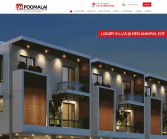 Poomalaihousing.com(Poomalai Housing Private Limited) Screenshot