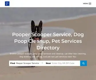 Pooperoni.com(Pooper Scooper Service) Screenshot