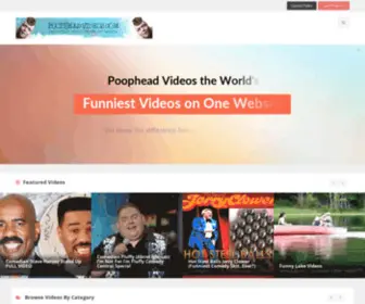 Poopheadvideos.com(The World's Funniest Videos on One Website) Screenshot