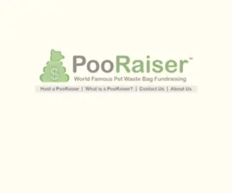 Pooraiser.com(Raise Money for your Shelter or Rescue Organization) Screenshot