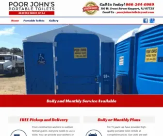 Poorjohnstoilets.com(Discover the best service for Keyport Toilet Rental) Screenshot