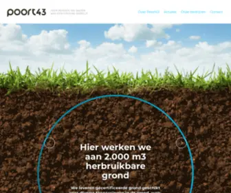 Poort43.nl(Hier werken we samen aan een groene wereld) Screenshot