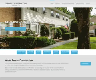 Poorvu.com(Poorvu Construction Company) Screenshot