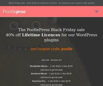 Pootlepress.com(WordPress plugins) Screenshot