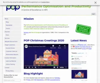 Pop-Coe.eu(Performance Optimisation and Productivity) Screenshot