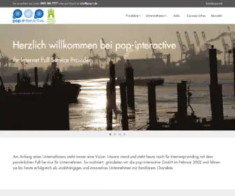 Pop-Interactive.de(Internet for business) Screenshot