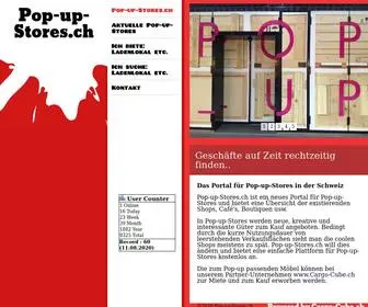 Pop-UP-Stores.ch(Pop UP Stores) Screenshot