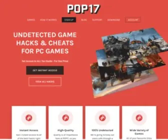 Pop17.com(Undetected Game Hacks) Screenshot