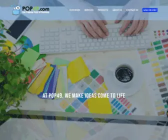 Pop49.com(Experiential Marketing Toronto) Screenshot