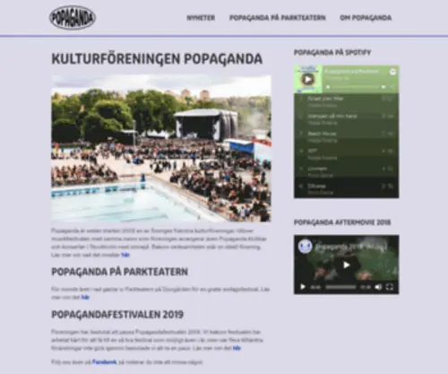 Popaganda.se(Popaganda) Screenshot
