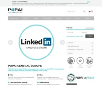 Popai.cz(POPAI CENTRAL EUROPE) Screenshot
