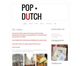 Popanddutch.com(POP) Screenshot