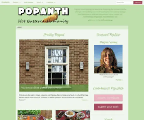 Popanth.com(Hot Buttered Humanity) Screenshot