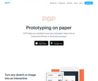 Popapp.in(IPhone App Prototyping Made Easy) Screenshot