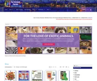 Poparrots.com(Port Orchard Parrots) Screenshot